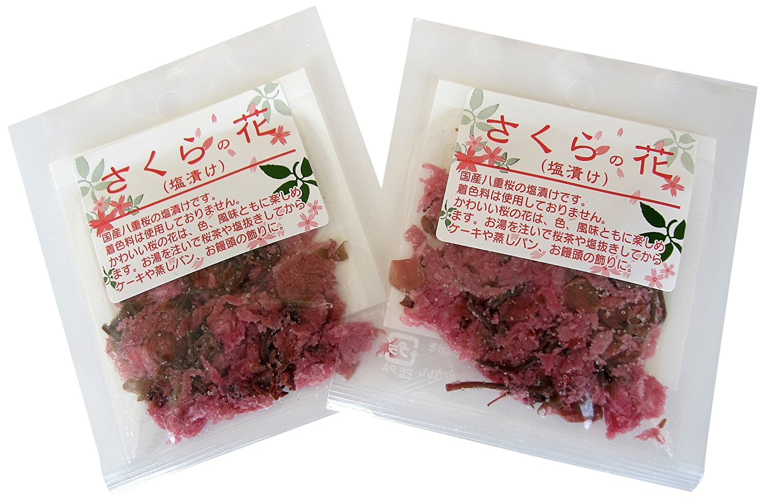 벚꽃잎 소금절임 사쿠라 시오즈케 15g X 2개